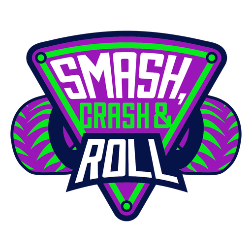 Smash and roll logo PNG Design