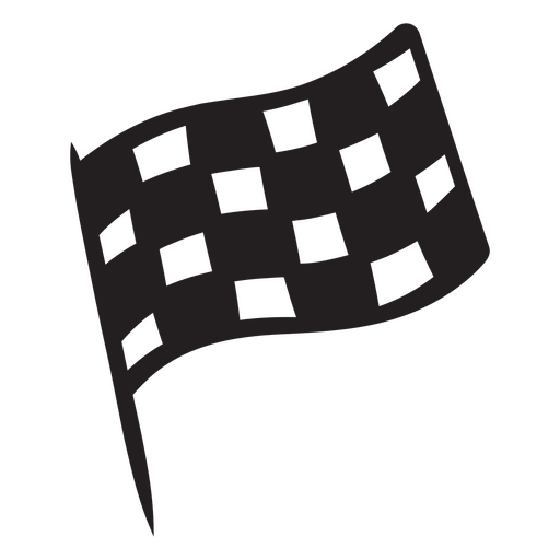Checkered flag filled stroke PNG Design