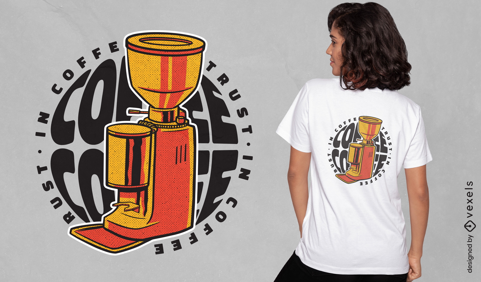 Coffee machine T Shirt Vector Designs More Merch