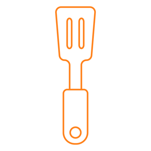 Icono de utensilio naranja Diseño PNG