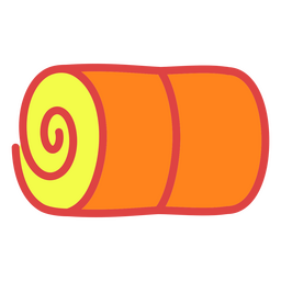 Rolled Up Towel Icon PNG & SVG Design For T-Shirts