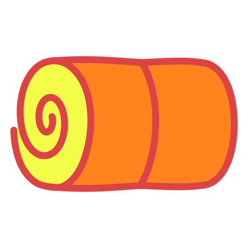 Icono de toalla enrollada Diseño PNG