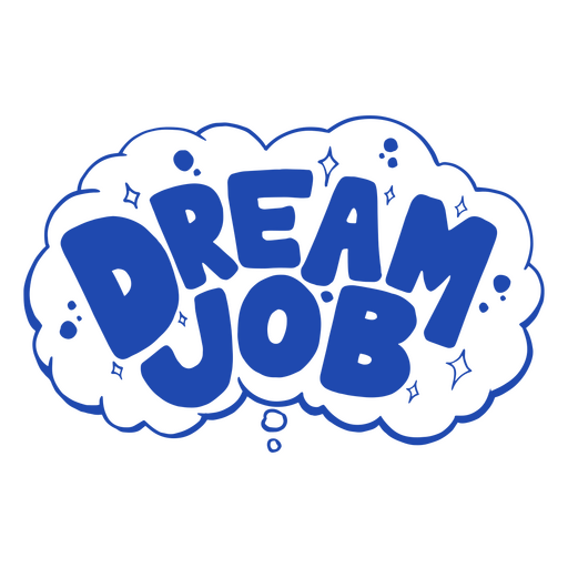 Logotipo do emprego dos sonhos Desenho PNG