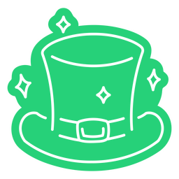 Green Top Hat PNG & SVG Design For T-Shirts