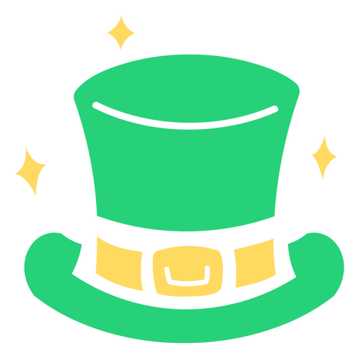 Sombrero del día de san patricio png Diseño PNG