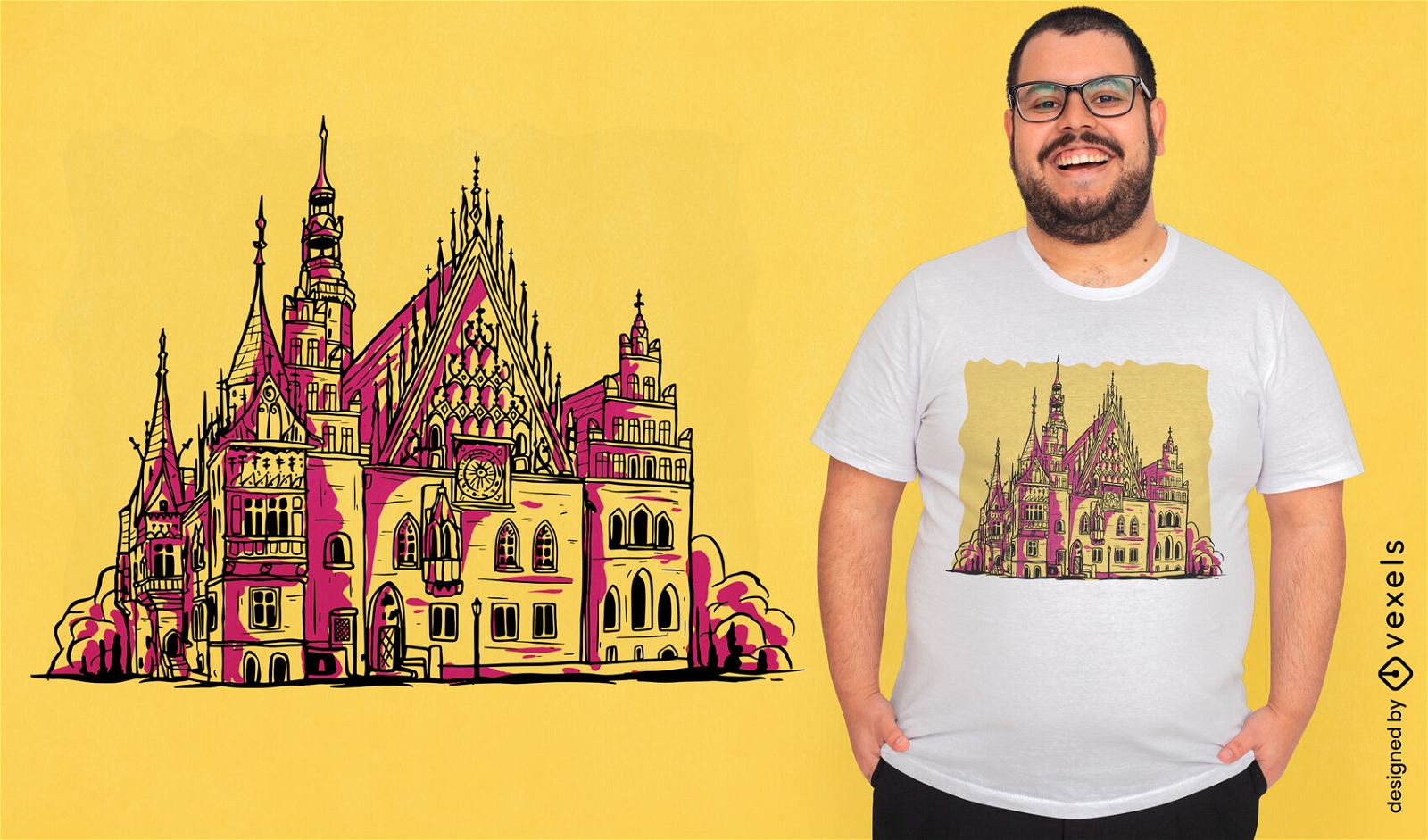 Diseño de camiseta de Wroclaw Town Hall Polonia