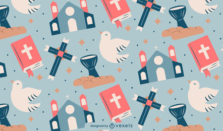 Catholic church pattern design