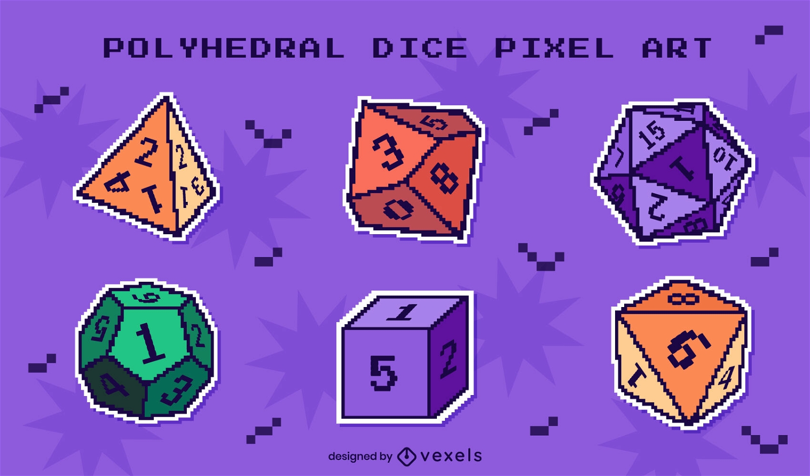 Role playing dices set
