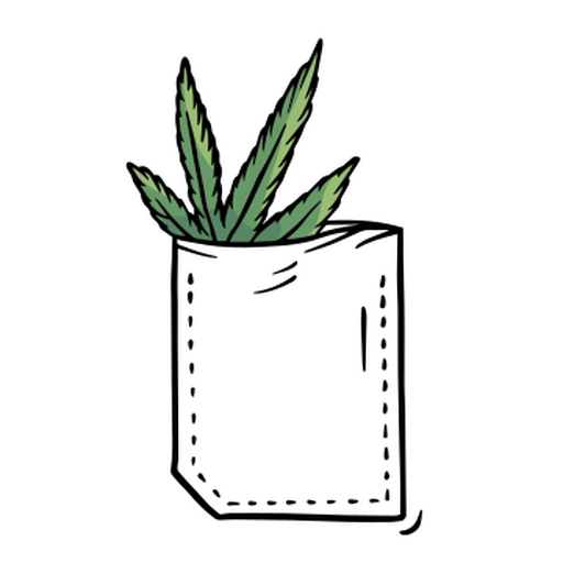 Folha verde de maconha Desenho PNG