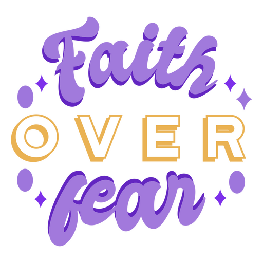 Letras de religión de fe sobre miedo