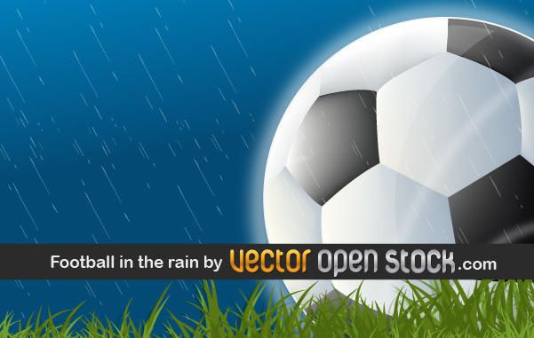 Football in the Rain Football in the Rain