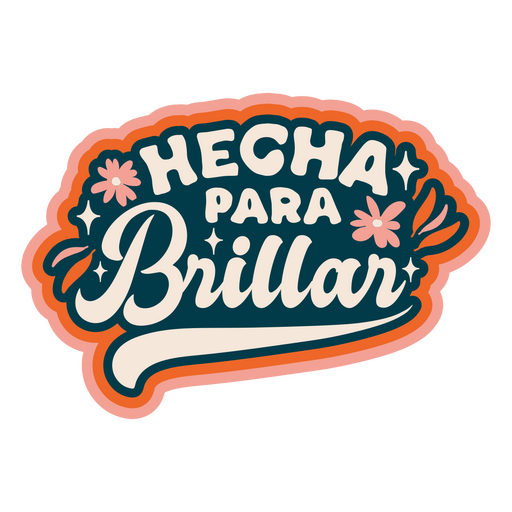 Hecha para brillantes Zitat PNG-Design