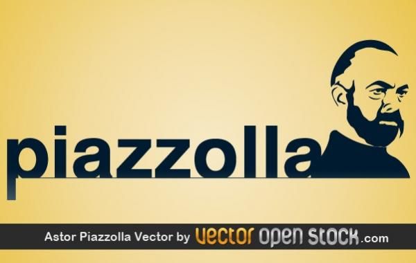 Astor Piazzolla ilustración vectorial Astor Piazzolla ilustración vectorial