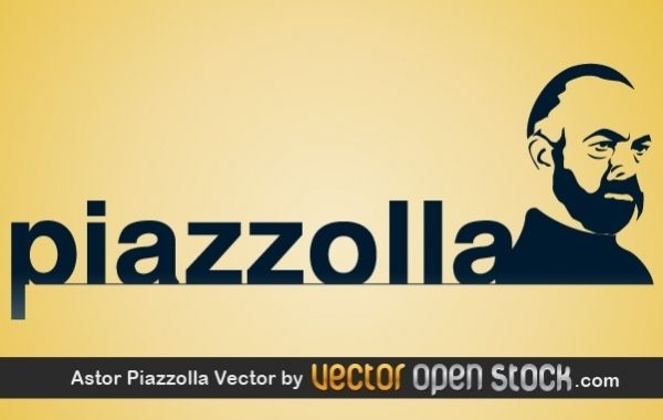 Astor Piazzolla Vektor-Illustration