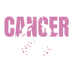 cortar el signo del zodiaco del cáncer Diseño PNG