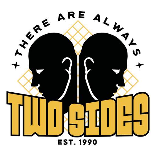 signo de gêmeos dois lados Desenho PNG