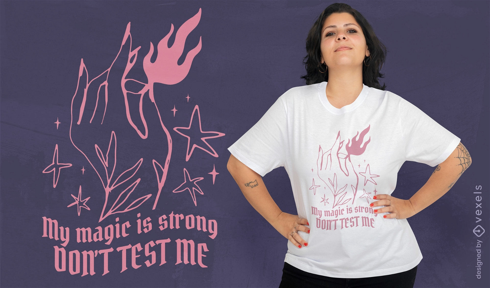 Witch magic t-shirt design