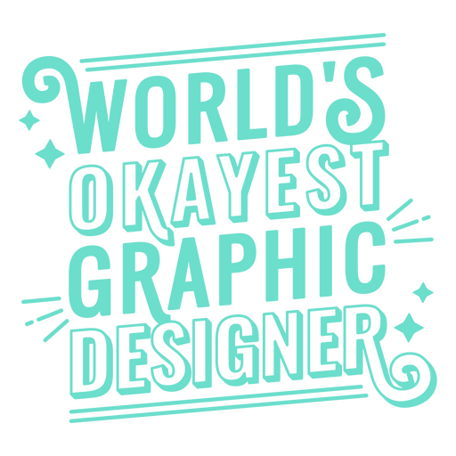 Curso de citação de designer gráfico Okayest Desenho PNG