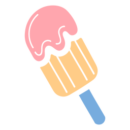 Rose popsicle PNG Design