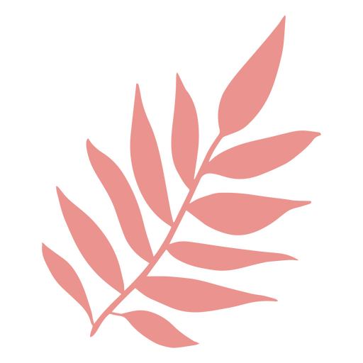 planta grande rosa Diseño PNG