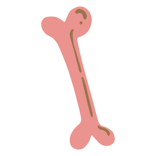 Pink bone PNG Design