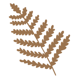 Old leave PNG Design