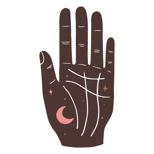 mão de tarô Desenho PNG