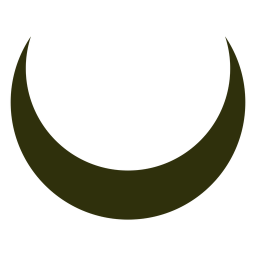 Moon f?llte Schlaganfall witchy PNG-Design
