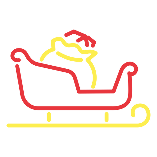 acidente vascular cerebral trenó de papai noel Desenho PNG