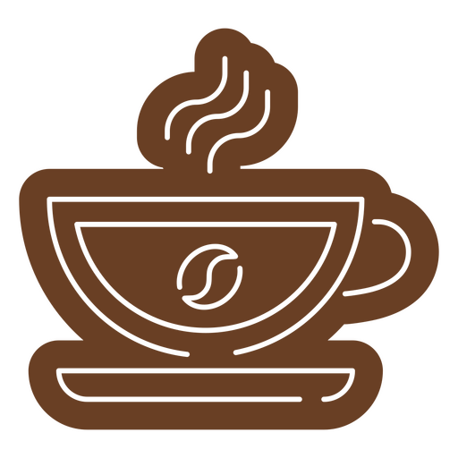 Dibujo de taza de caf? Diseño PNG