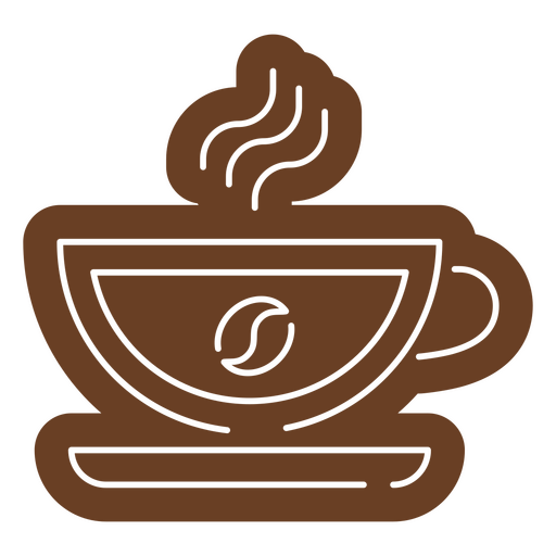 Dibujo de taza de café Diseño PNG