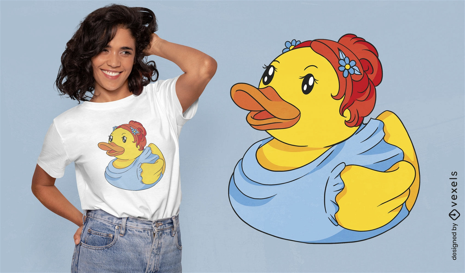 Bridesmaid rubber duck t-shirt design