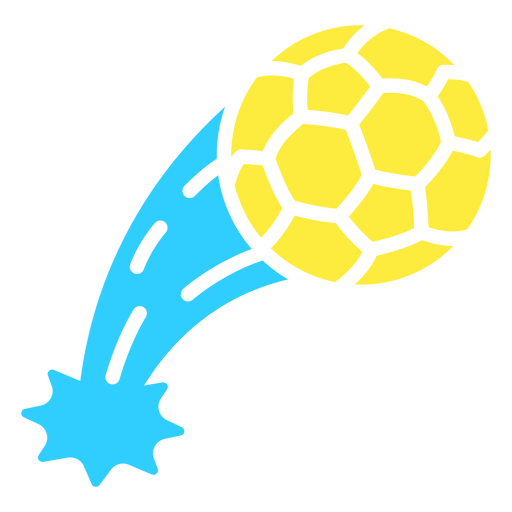 Soccer ball bouncing PNG Design