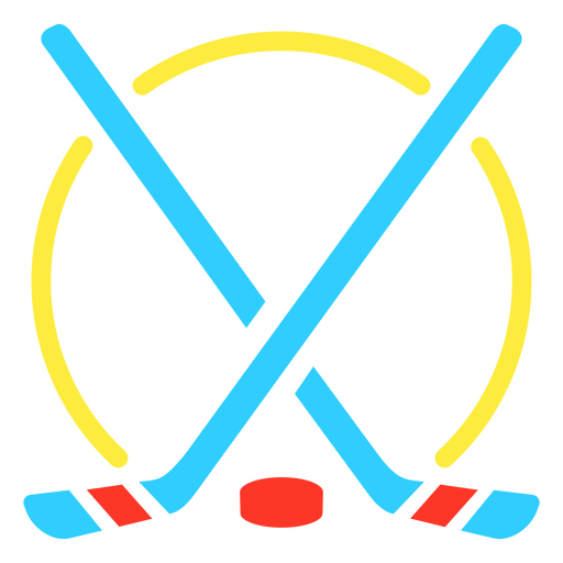 Eishockey-Zubehör PNG-Design