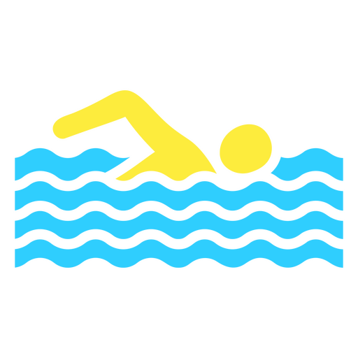 Swimming guy PNG Design