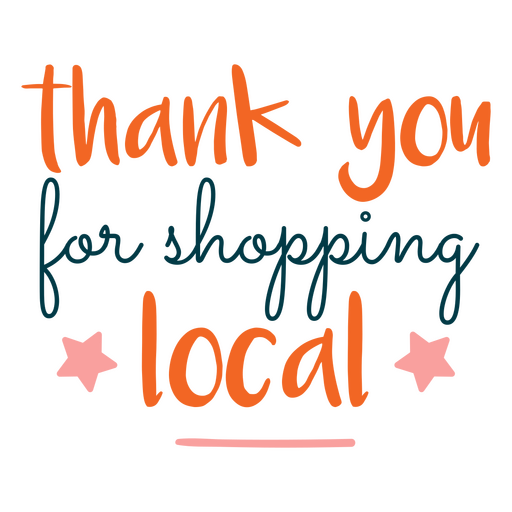 Shopping local small business quote