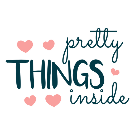 Pretty things inside small business quote PNG Design