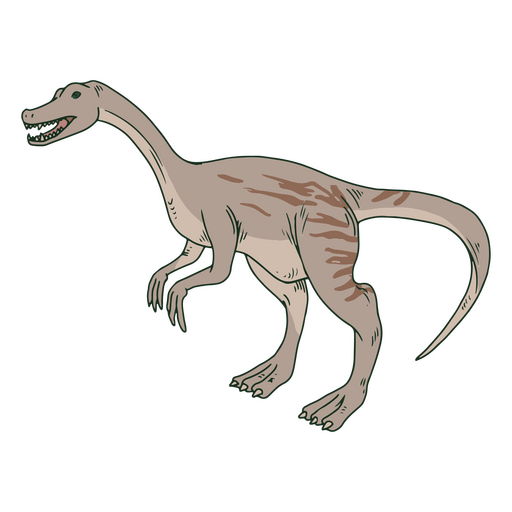Brauner Kakuru-Dinosaurier PNG-Design