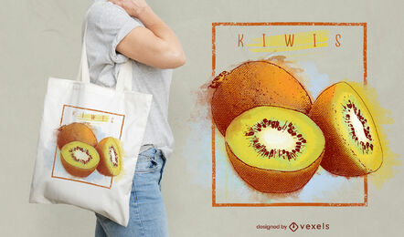 Kiwi-Tragetaschen-Design