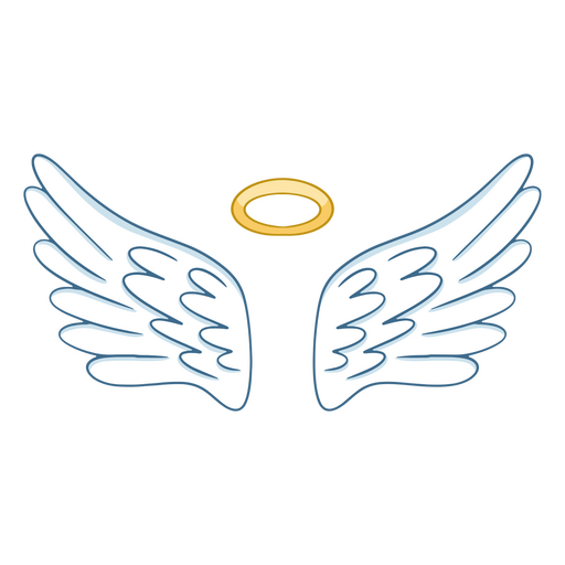 Heilige Flügel PNG-Design