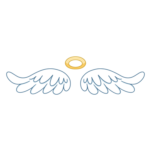 Diseño de alas de ángel Diseño PNG