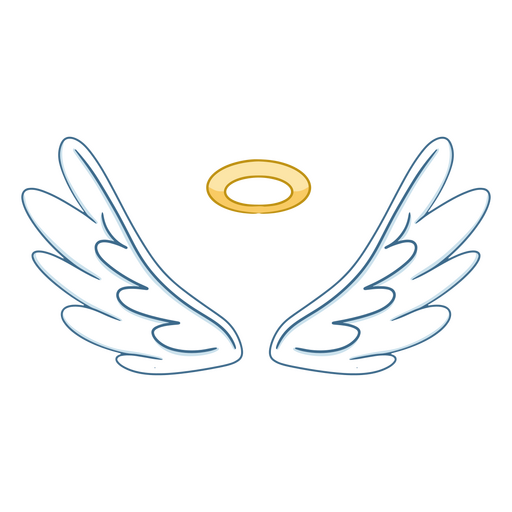 design de asas sagradas Desenho PNG
