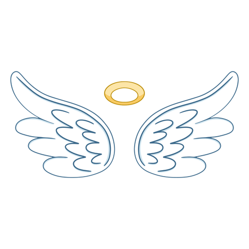 Alas de angel santo Diseño PNG