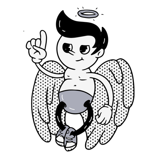 Wise angel PNG Design