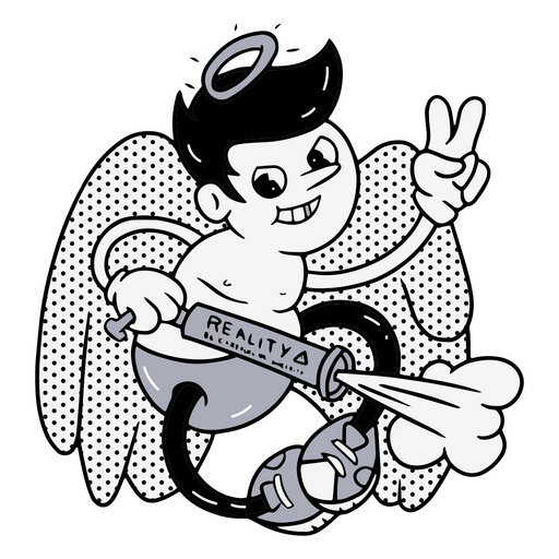 Ángel travieso Diseño PNG