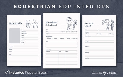 Equestrian KDP interior design pages