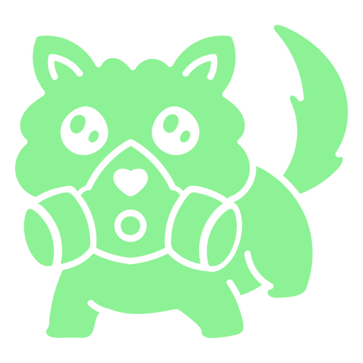Apocalipsis-Hund kawaii ausgeschnittener Charakter PNG-Design
