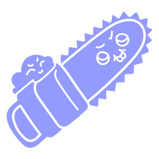 Apocalipsis chainsaw kawaii cut out weapon PNG Design