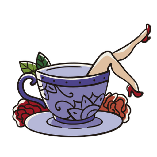 Tatuagem de xícara de café oldschool Desenho PNG