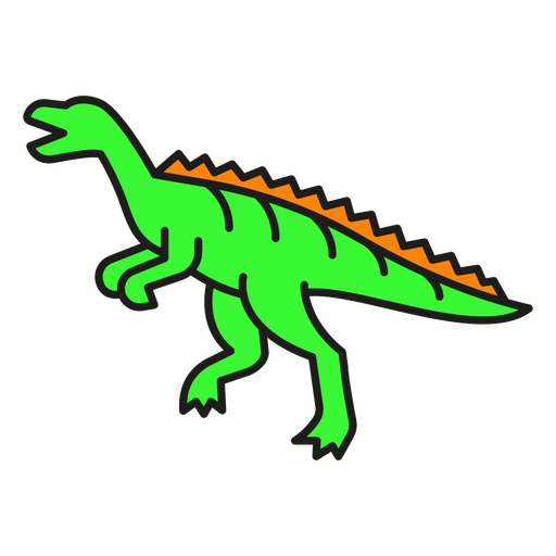 Curso de cor animal dinossauro